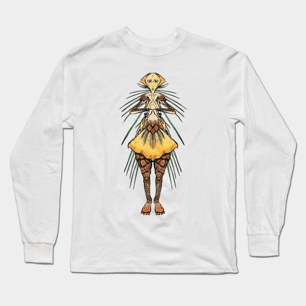 Conifer Winter Fairy Long Sleeve T-Shirt by Josslyn-Hagen